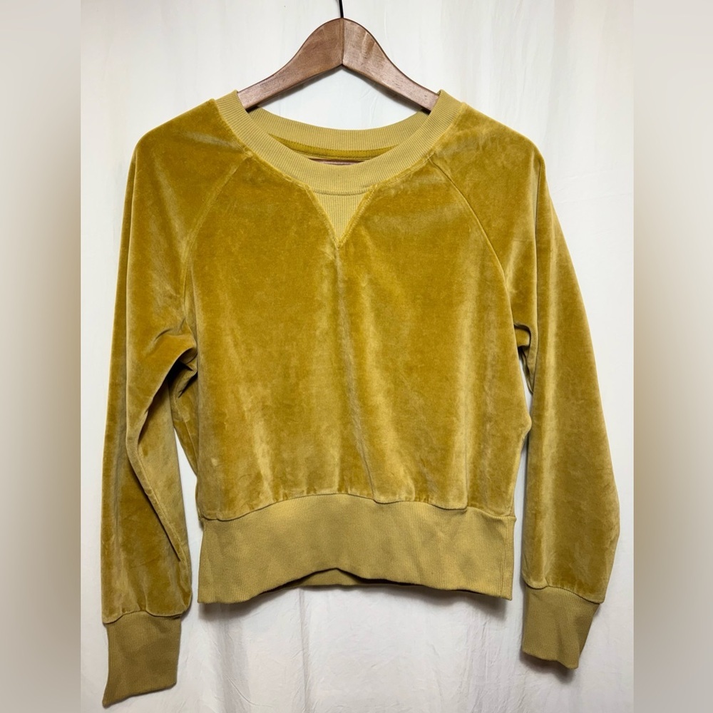 DANNIJO Velour Raglan Sweatshirt - Picture 2 of 5